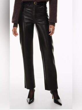 Aritzia Wilfred Melina Faux Leather Pants Size 6